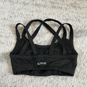 Kiava Black Sports Bra